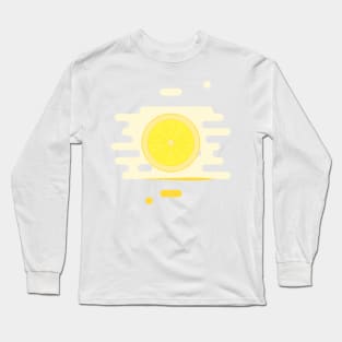 Lemon in a splash of juice Long Sleeve T-Shirt